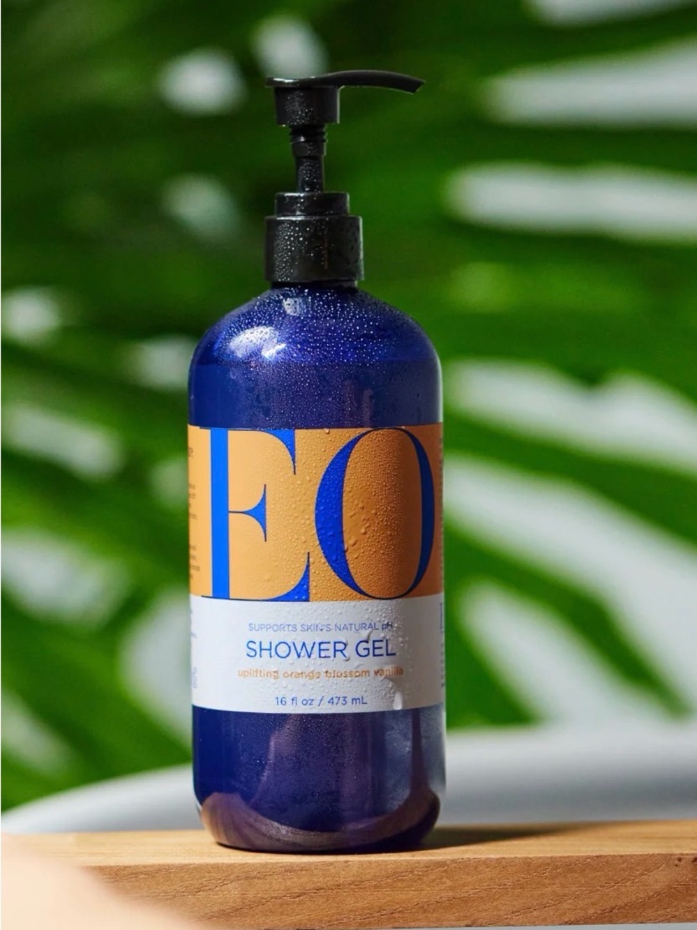 Uplifting Orange Blossom Vanilla Shower Gel - Blue